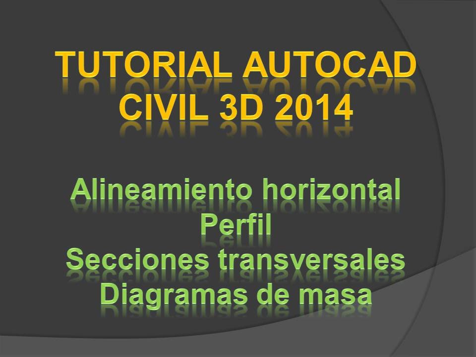 autocad civil 3d tutorials